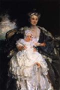 John Singer Sargent Mrs. Henry Phipps and Her Grandson Winston oil painting artist